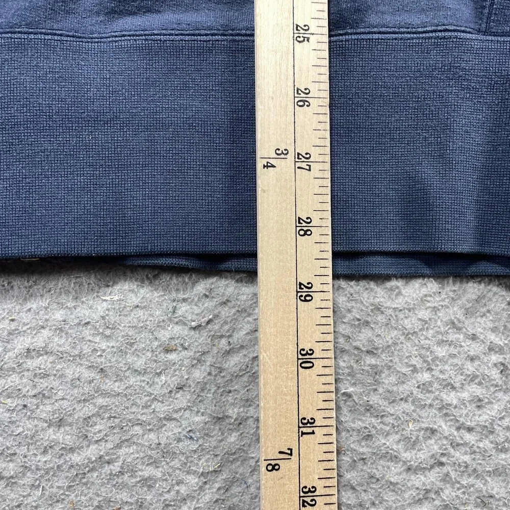 American Giant Hoodie Mens XL Blue Full Zip Fleece Sweatshirt Cotton Made In USA - Picture 9 of 12